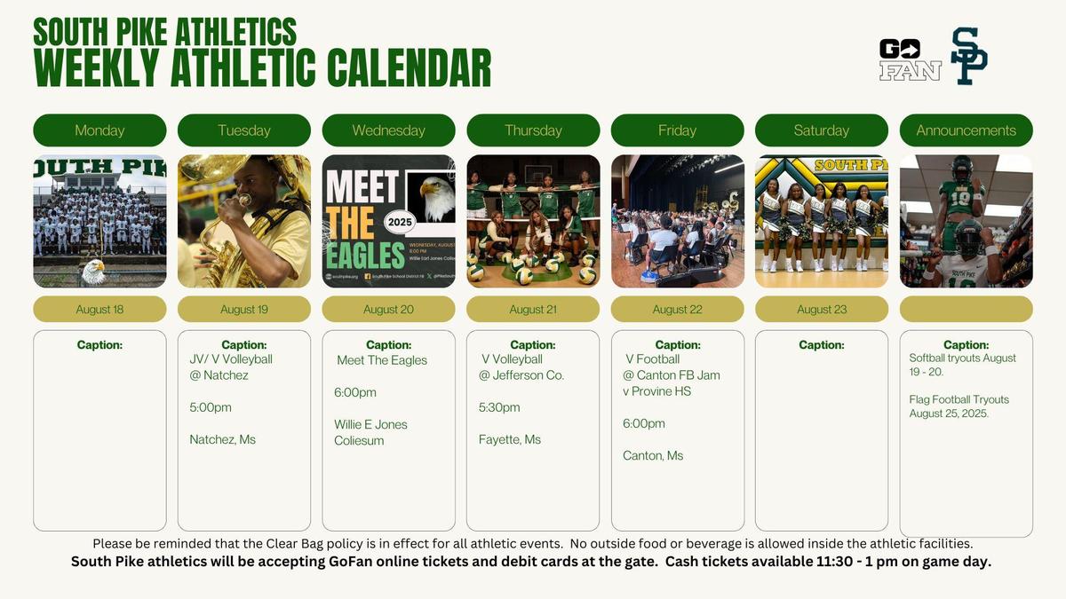 Athletics Weekly Update