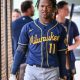 Brewers prospects Jesús Made and Luis Peña play first home game with the Timber Rattlers