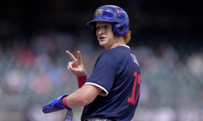 Caissie makes surreal MLB debut just miles from hometown