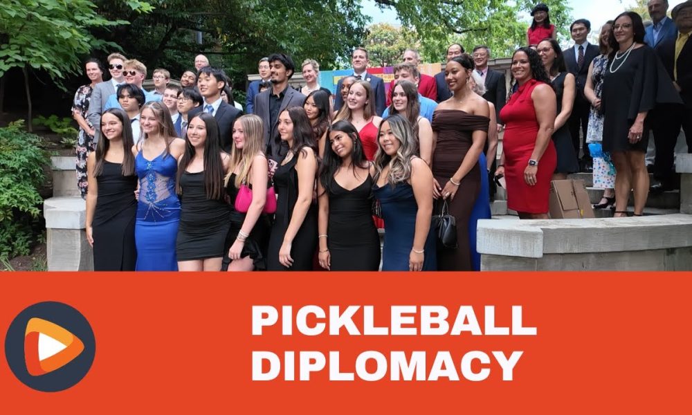 Chinese Embassy Hosts Student Pickleball Delegation