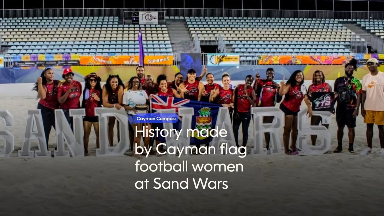 History made by Cayman flag football women at Sand Wars