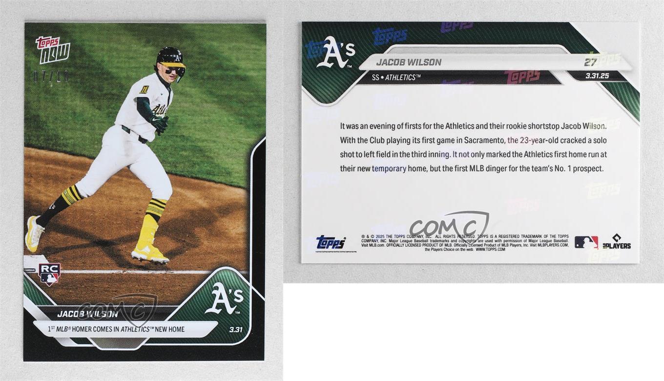 Jacob Wilson's solo home run