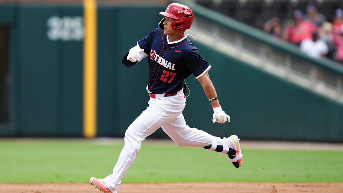 JJ Wetherholt's leadoff home run