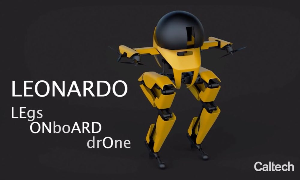 Leo – the walking, flying and skateboarding robot