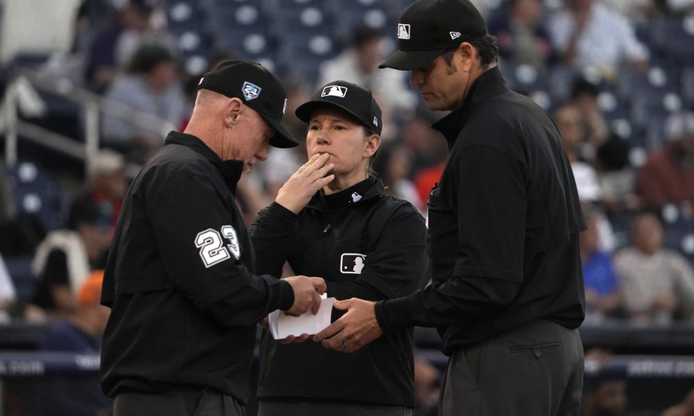 MLB calling up first female umpire for Marlins