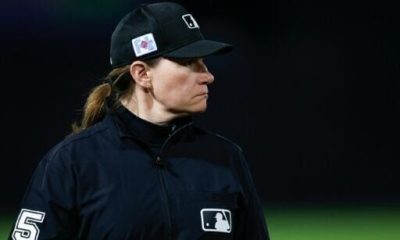 Pawol becomes first woman to umpire in Major League Baseball