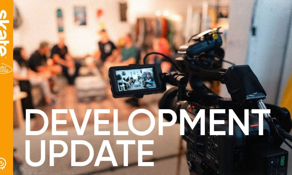 'skate.' Dev Update Details Features, Roadmap, "skate.Pass"