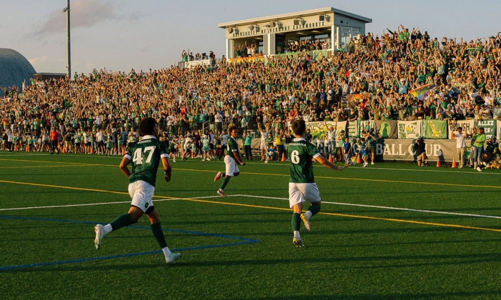 The women's college soccer season began with a massive upset