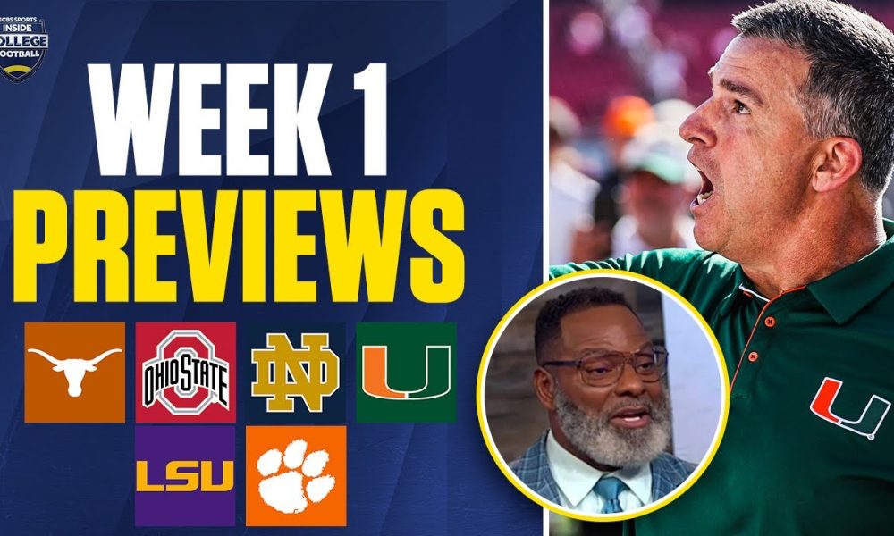 Week 1 College Football PREDICTIONS