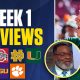 Week 1 College Football PREDICTIONS