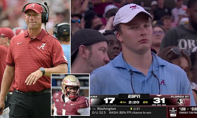 'Humiliating' Video Of Alabama Players Goes Viral After Team's Loss to Florida State