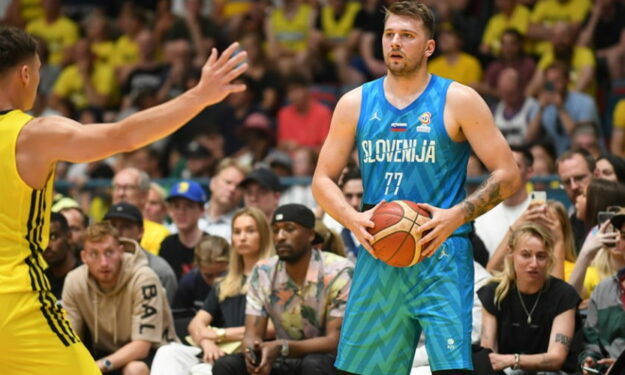 Luka Doncic highlights from Slovenia's group play game versus Belgium