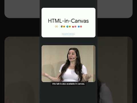 The new HTML-in-Canvas API is a game-changer #GoogleIO The new HTML-in-Canvas API is a game-changer #GoogleIO