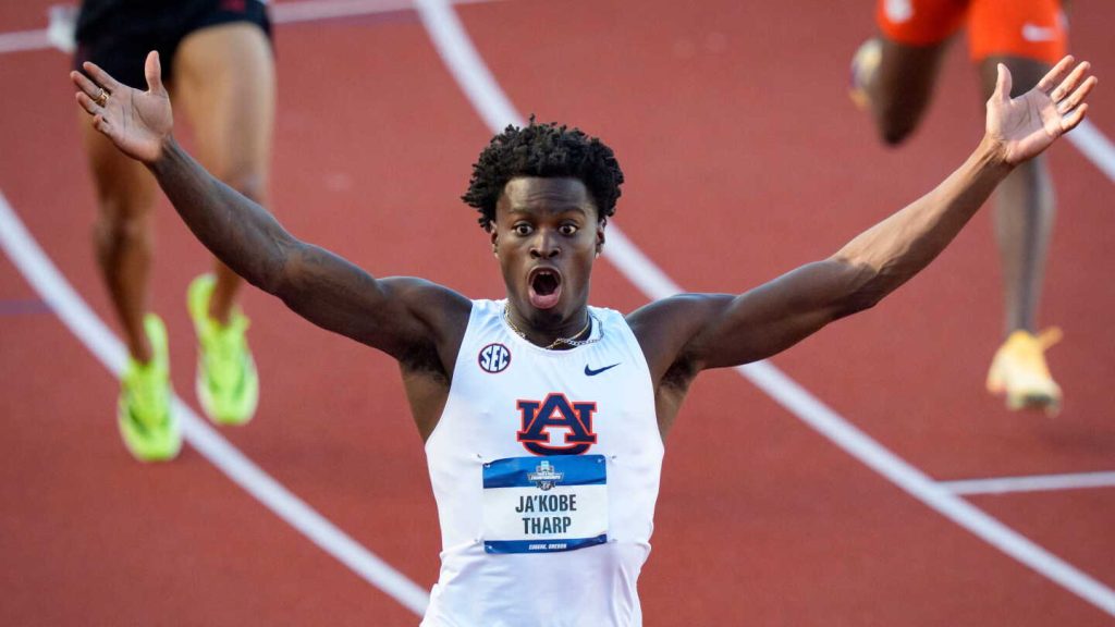 Auburn’s Ja’Kobe Tharp Just Ran the Fastest 110m Hurdles in Human History — at NCAAs Auburn’s Ja’Kobe Tharp Just Ran the Fastest 110m Hurdles in Human History — at NCAAs
